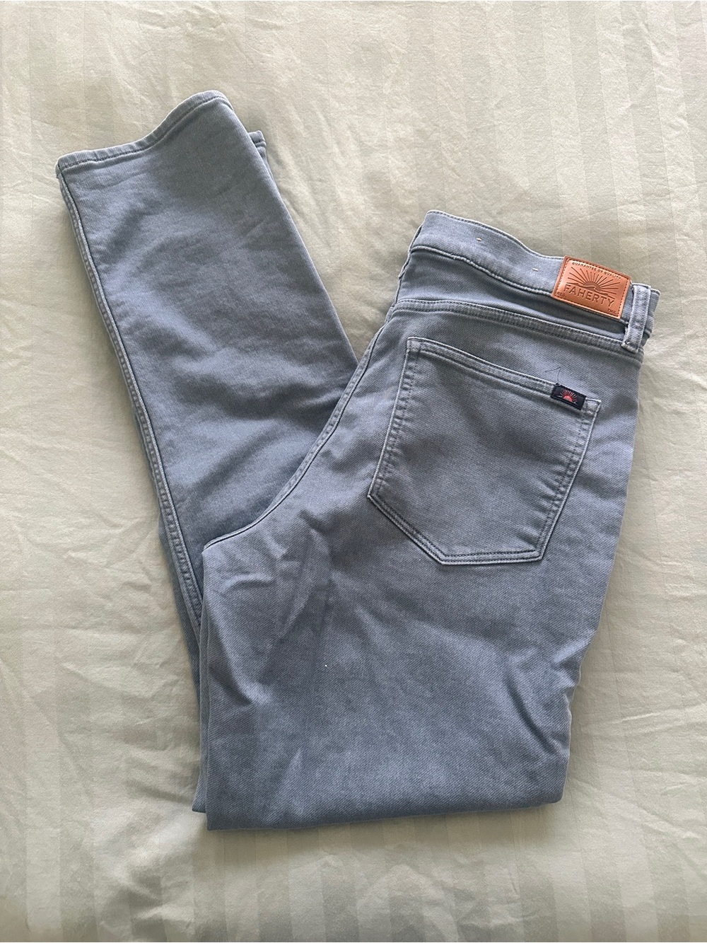 Faherty Stretch Terry 5-Pocket Pant